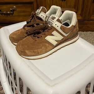 New Balance 574 Brown Sneakers